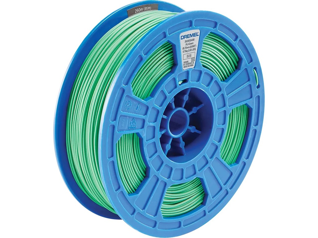 DREMEL DIGILAB PLA 1,75mm GREEN 0,75kg