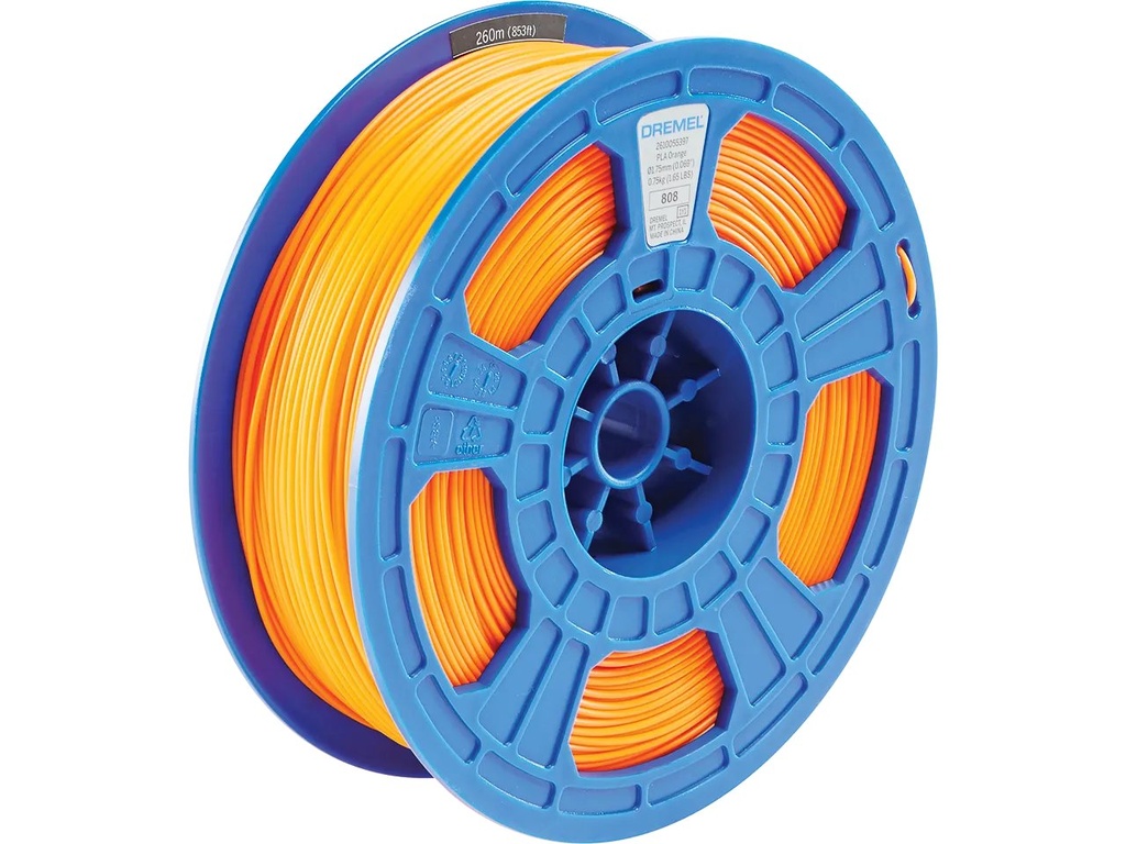 [109708440025] DREMEL DIGILAB PLA 1,75mm ORANGE 0,75kg