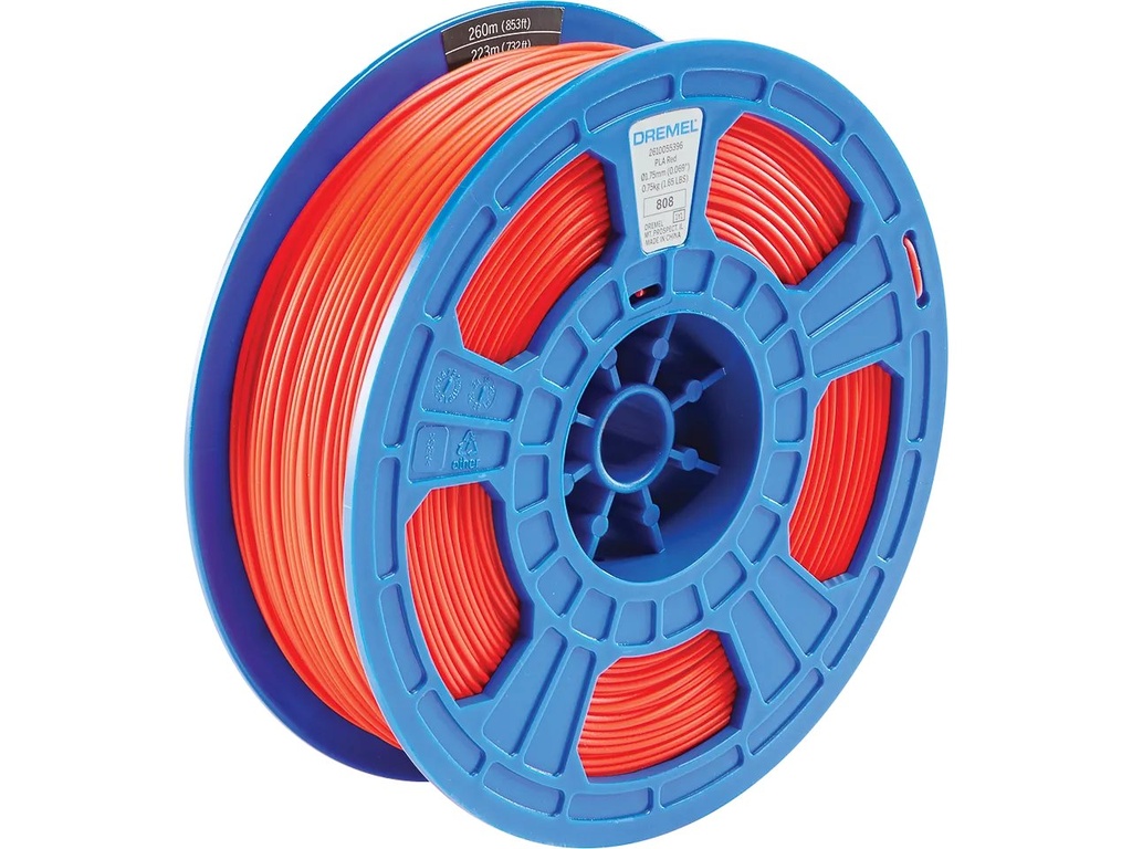 DREMEL DIGILAB PLA 1,75mm RED 0,75kg