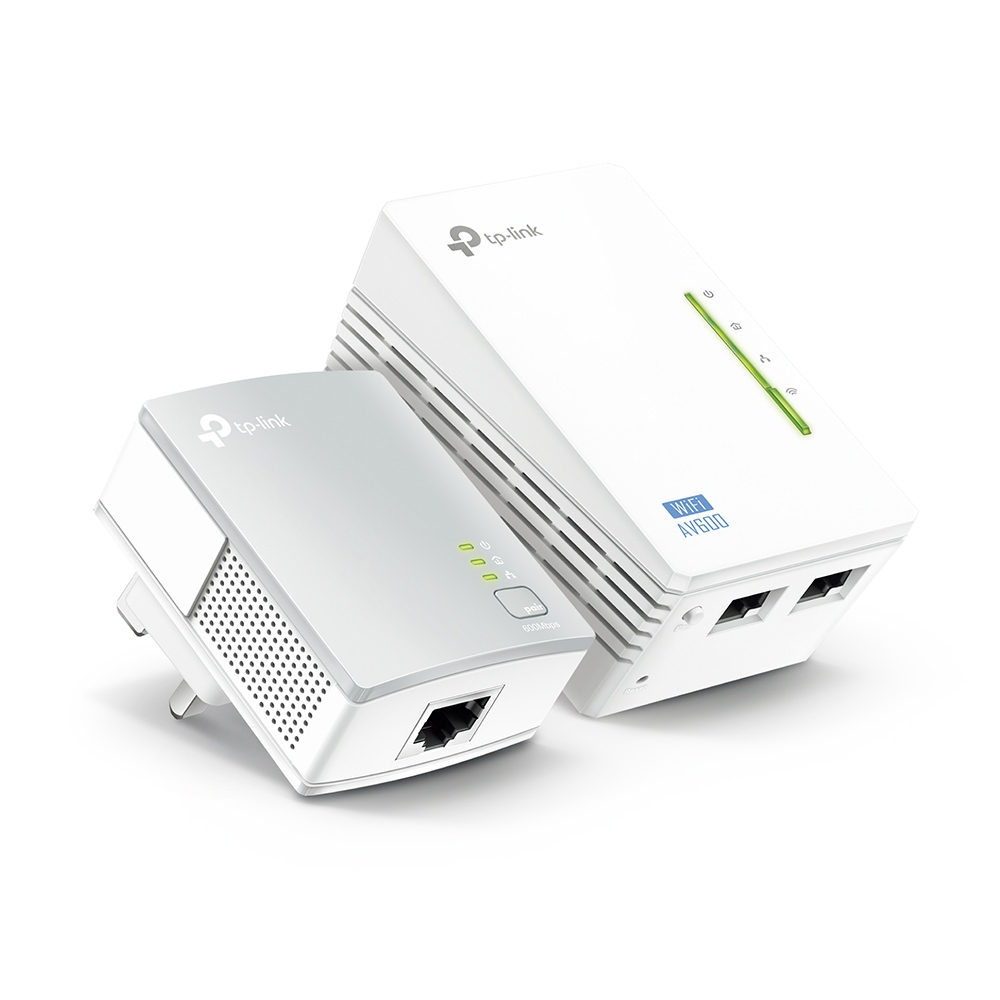 [415748440221] TP-Link TL-WPA4220 KIT 600 Mbit/s Ethernet LAN Wifi Wit 2 stuk(s)
