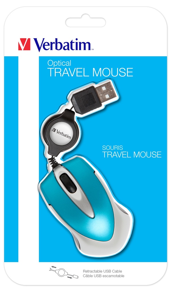 Verbatim Go Mini muis Kantoor Ambidextrous USB Type-A Optisch 1000 DPI