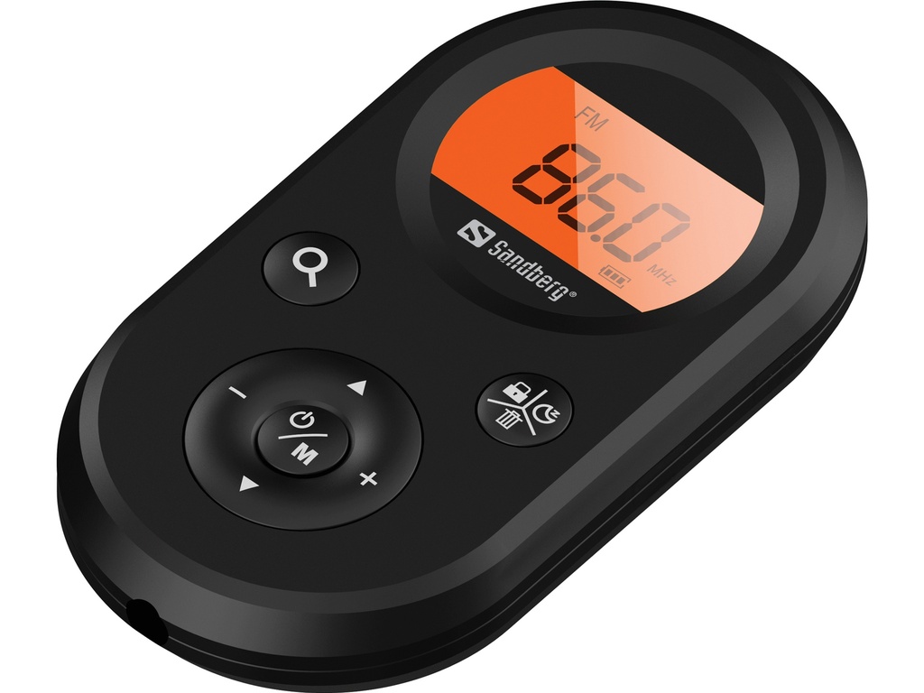 [410811440100] Sandberg 421-02 radio Draagbaar Zwart