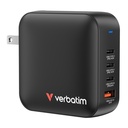 Verbatim Mini GaN Charger 165W Universeel Zwart AC Snel opladen Binnen