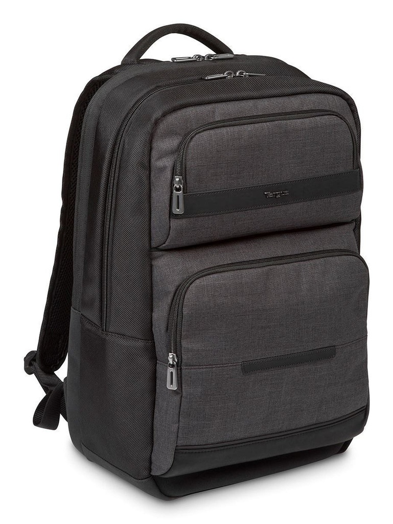 [305842440127] Targus CitySmart rugzak Casual rugzak Zwart, Grijs Kunstleer, Polyurethaan (PU)