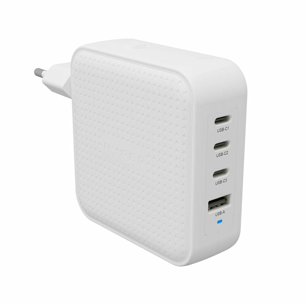 [500842440002] HYPER HJ1002WHWWGL oplader voor mobiele apparatuur Laptop, Smartphone, Tablet Wit AC Snel opladen Binnen