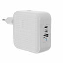HYPER HJ1003WHWWGL oplader voor mobiele apparatuur Laptop, Smartphone, Tablet Wit AC Snel opladen Binnen