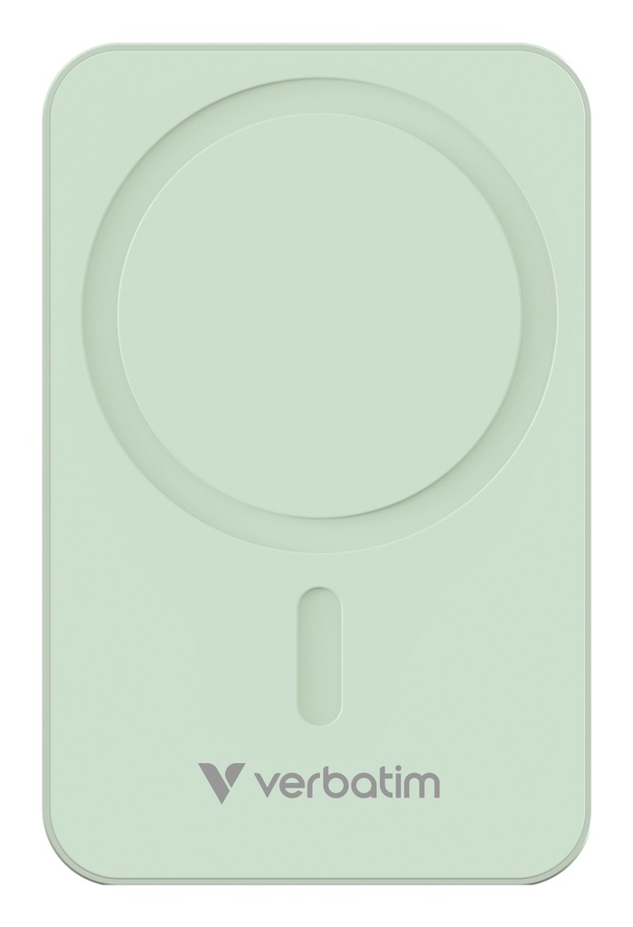 Verbatim Charge 'n' Go Essentials Magnetische draadloze powerbank 20000 mAh Groen