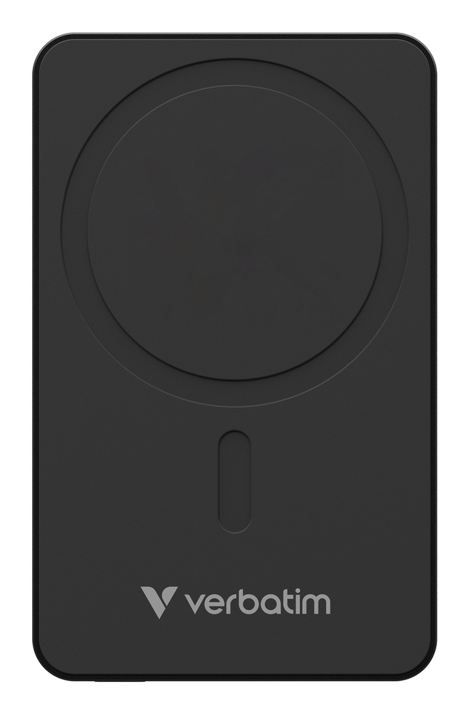 Verbatim Charge 'n' Go Essentials Magnetische draadloze powerbank 5000 mAh zwart