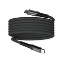 Verbatim Sync & Charge Magnetische Kabel - 100W USB-C naar USB-C 120 cm Zwart
