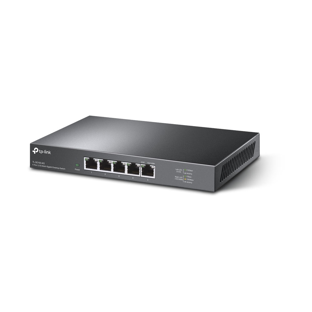 [415748440128] TP-Link TL-SG105-M2 netwerk-switch Unmanaged 2.5G Ethernet (100/1000/2500) Zwart