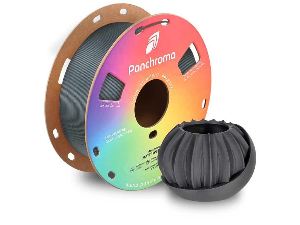 POLYMAKER PLA MATTE 1,75mm ASH GREY 1kg