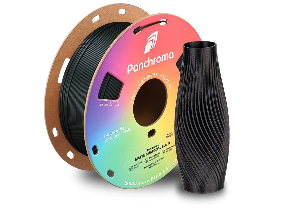 POLYMAKER PLA MATTE 1,75mm CHARCOAL BLACK 1kg