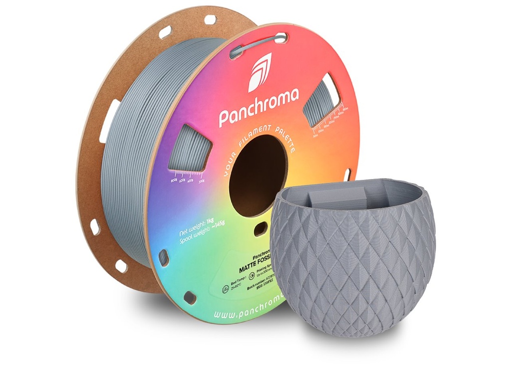 POLYMAKER PLA MATTE 1,75mm FOSSIL GREY 1kg