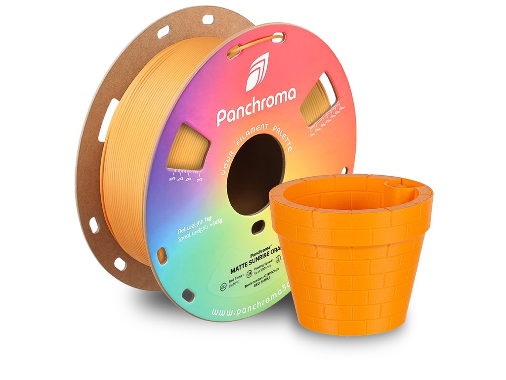 POLYMAKER PLA MATTE 1,75mm SUNRISE ORANGE 1kg