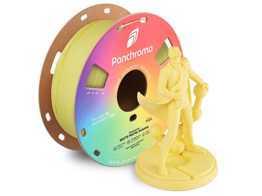 POLYMAKER PLA MATTE 1,75mm PASTEL BANANA 1kg