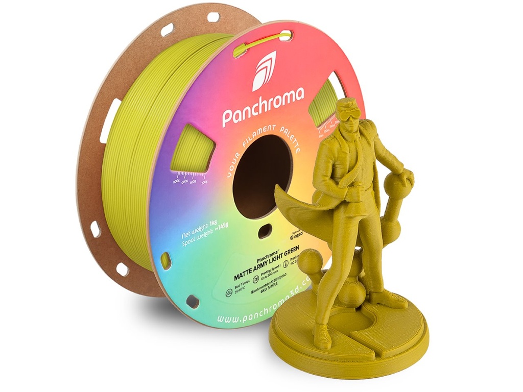 [109423440043] POLYMAKER PLA MATTE 1,75mm ARMY LIGHT GREEN 1kg
