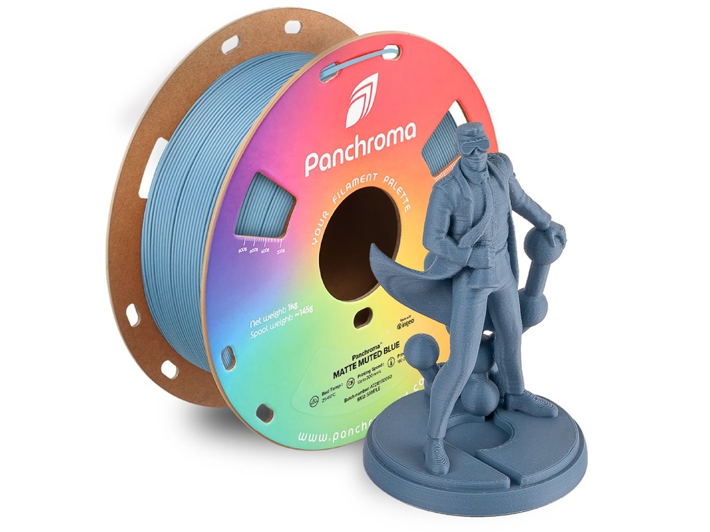 POLYMAKER PLA MATTE 1,75mm MUTED BLUE 1kg