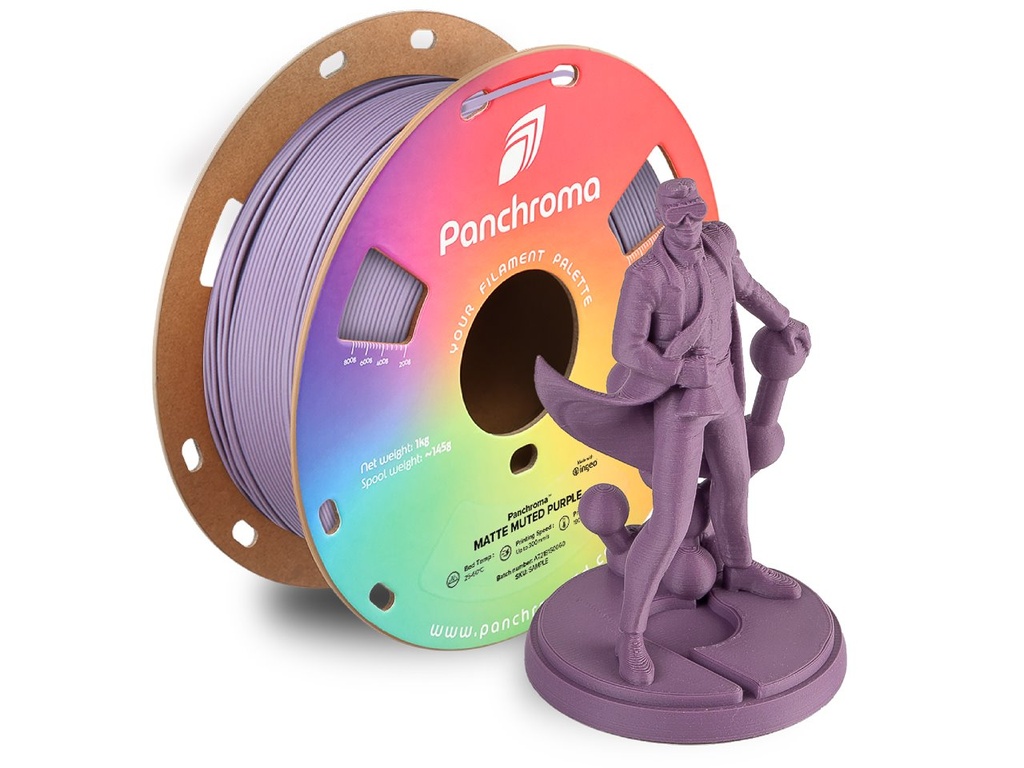 POLYMAKER PLA MATTE 1,75mm MUTED PURPLE 1kg