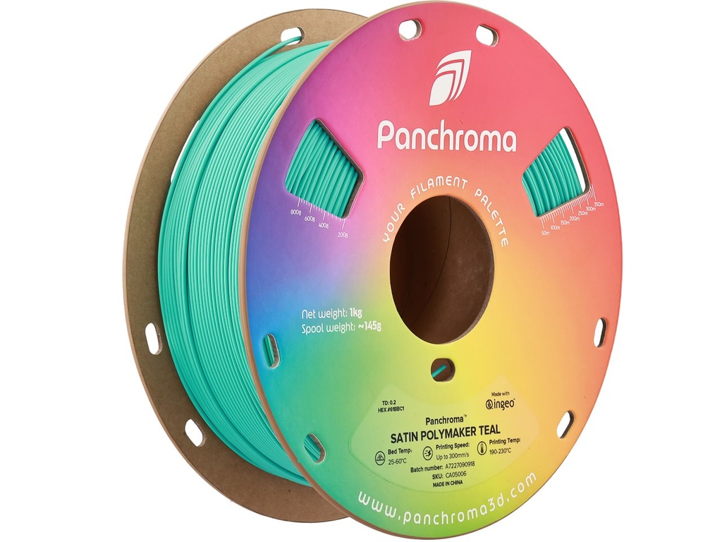 POLYMAKER PLA SATIN 1,75mm TEAL 1kg