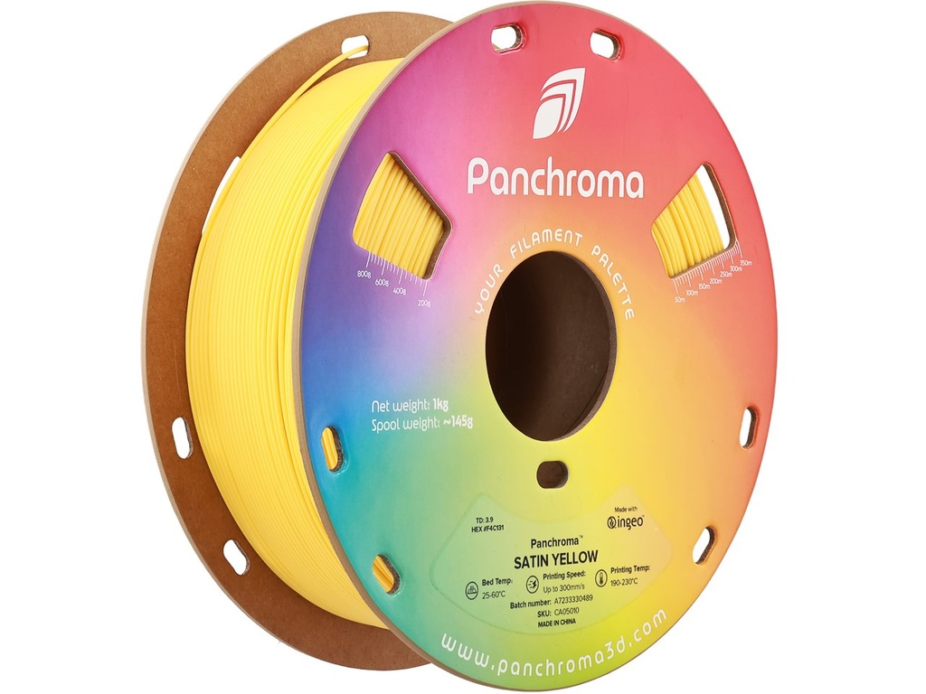 POLYMAKER PLA SATIN 1,75mm YELLOW 1kg