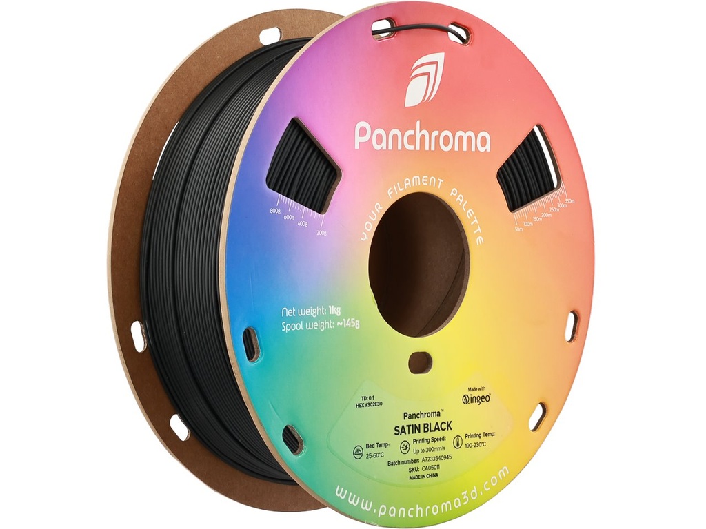 POLYMAKER PLA SATIN 1,75mm BLACK 1kg