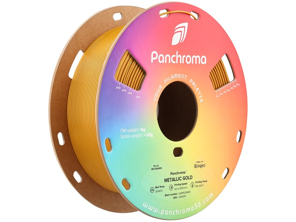 POLYMAKER PLA METALLIC 1,75mm GOLD 1kg