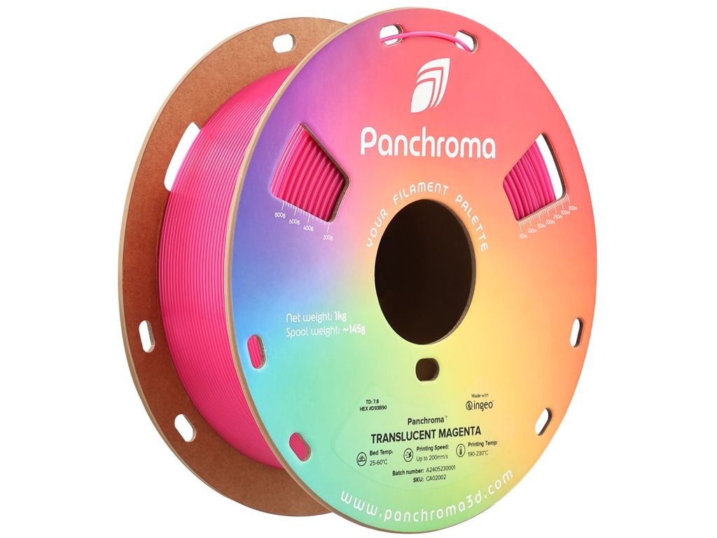 [109423440124] POLYMAKER PLA TRANSLUCENT 1,75mm MAGENTA 1kg