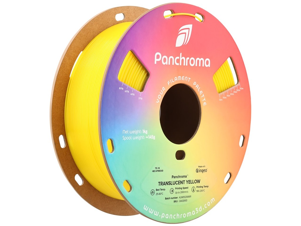 POLYMAKER PLA TRANSLUCENT 1,75mm YELLOW 1kg