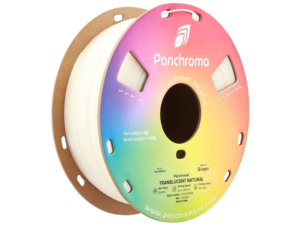 [109423440127] POLYMAKER PLA TRANSLUCENT 1,75mm NATURAL 1kg