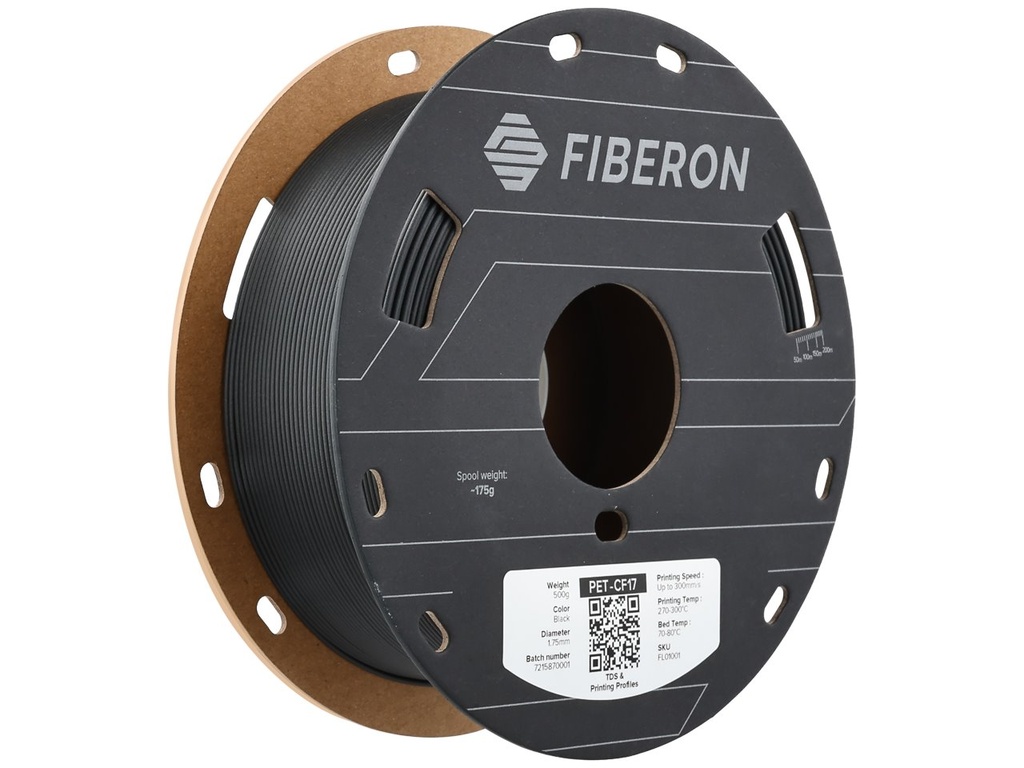 POLYMAKER PET-CF17 1,75mm BLACK 0,5kg
