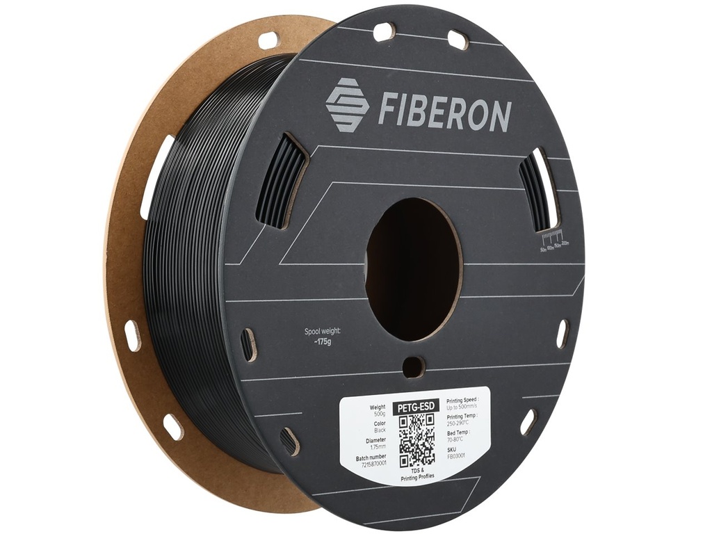 POLYMAKER PETG-ESD 1,75mm BLACK 0,5kg