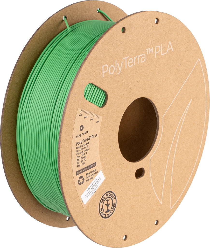 [109423440181] Polymaker PM70846 3D-printmateriaal Polymelkzuur Groen 1 kg