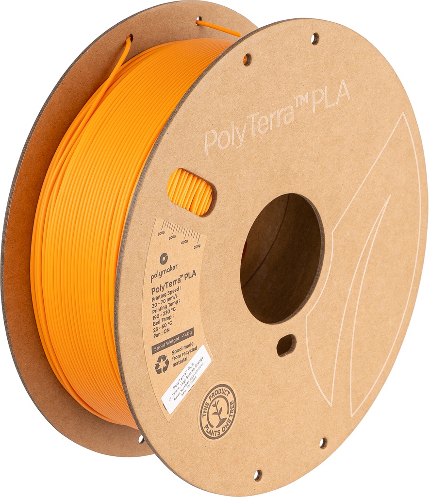 [109423440182] Polymaker PM70848 3D-printmateriaal Polymelkzuur Oranje 1 kg