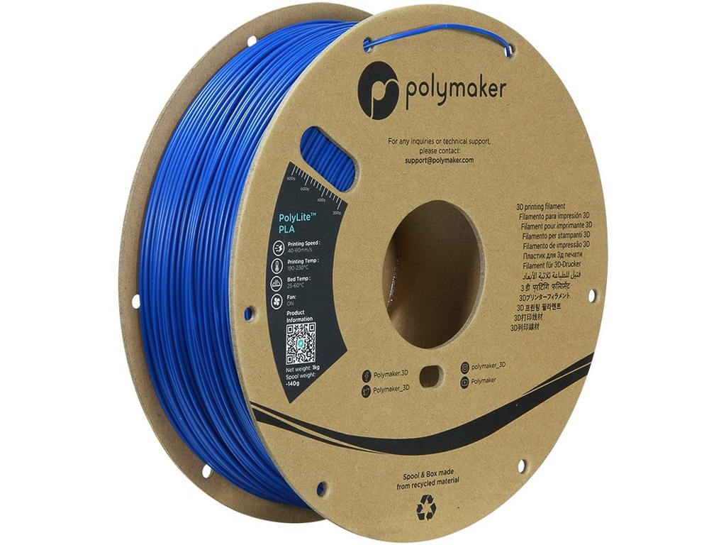 POLYMAKER PLA 1,75mm BLUE 1kg