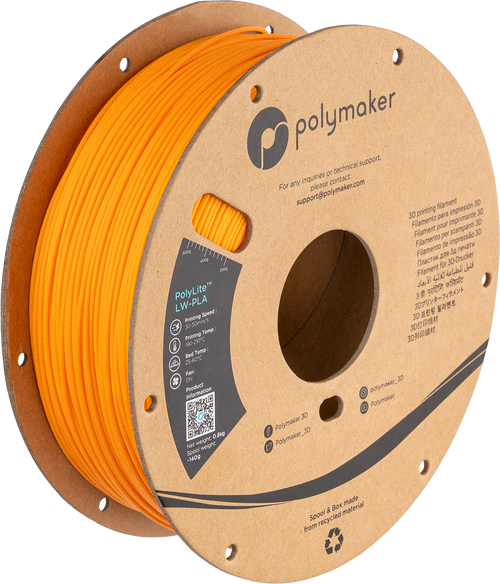 Polymaker PA08007 3D-printmateriaal Polymelkzuur Oranje 800 g