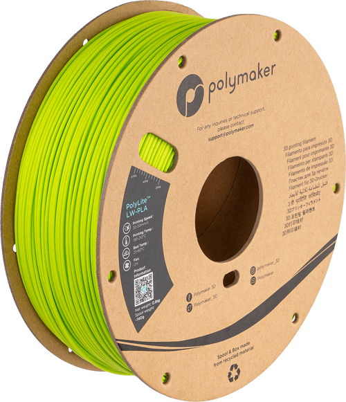 [109423440214] Polymaker PA08008 3D-printmateriaal Polymelkzuur Groen 800 g