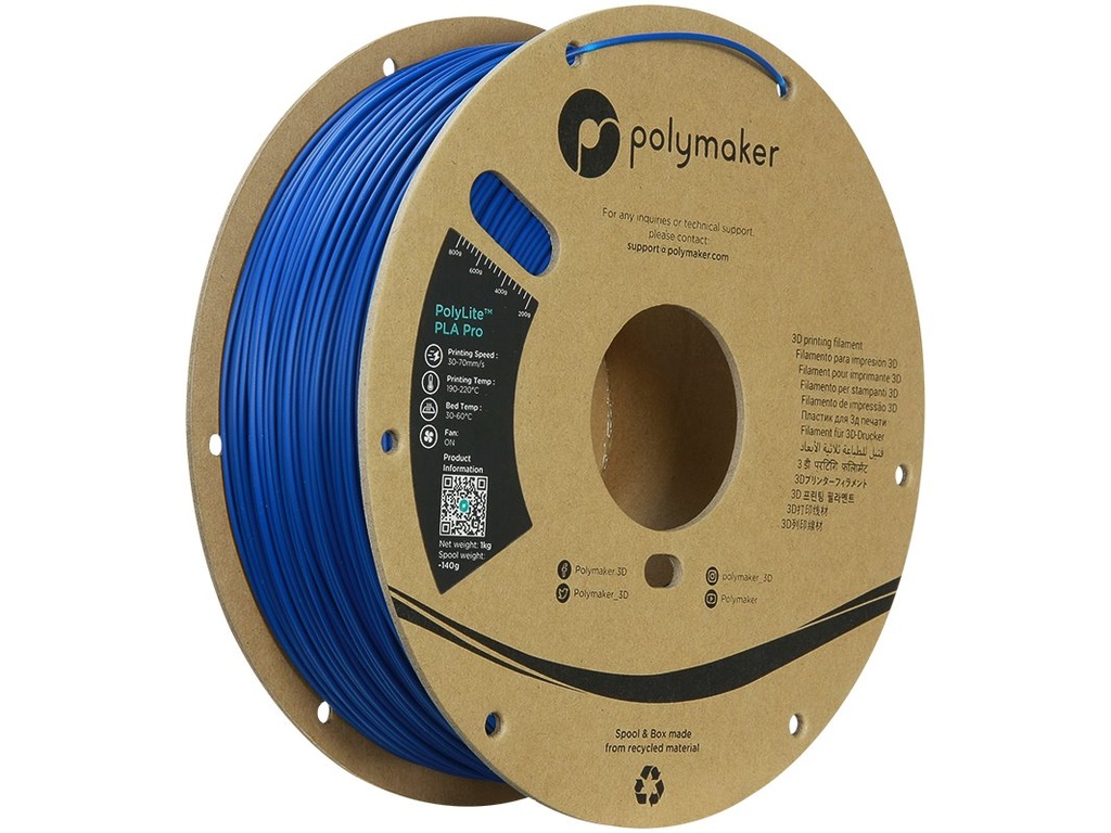 POLYMAKER PLA PRO 1,75mm BLUE 1kg