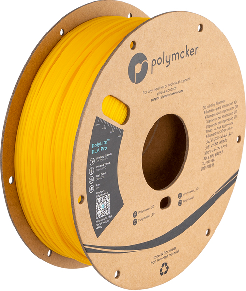 [109423440223] Polymaker PA07009 3D-printmateriaal Polymelkzuur Geel 1 kg