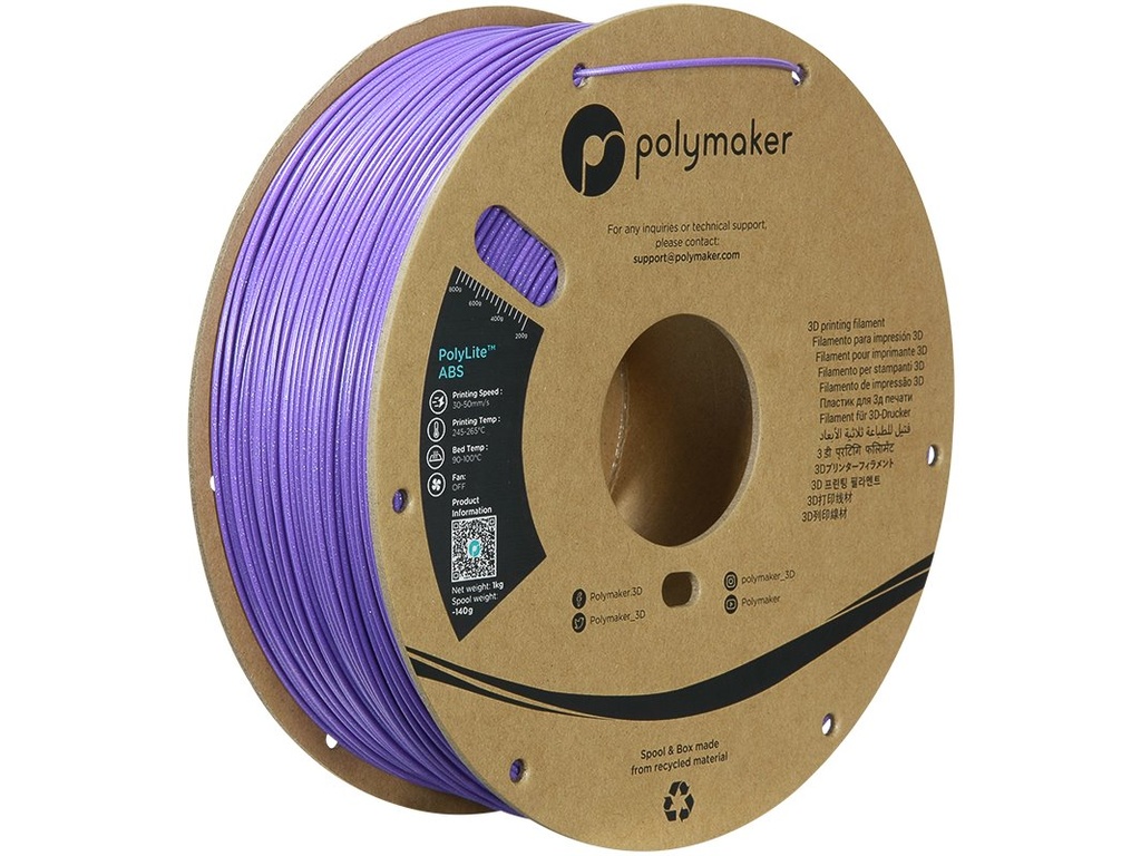 [109423440269] POLYMAKER ABS GALAXY 1,75mm PURPLE 1kg