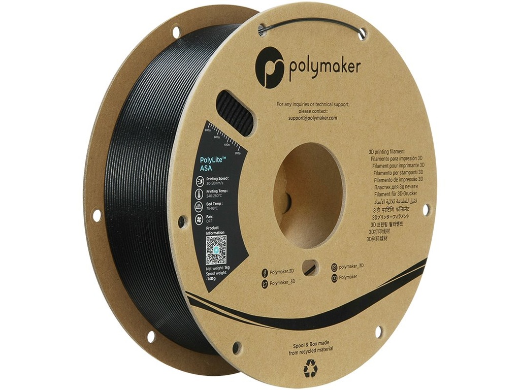 POLYMAKER ASA 1,75mm GALAXY BLACK 1kg