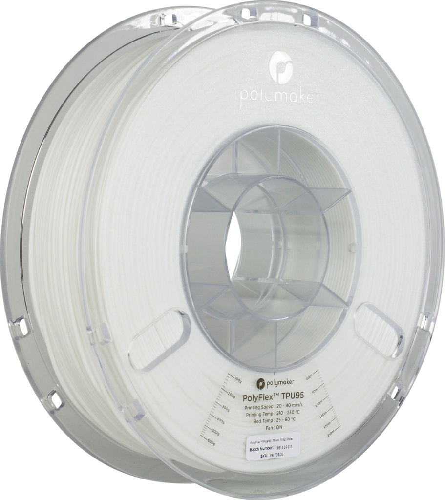 Polymaker PD01002 3D-printmateriaal Wit 750 g