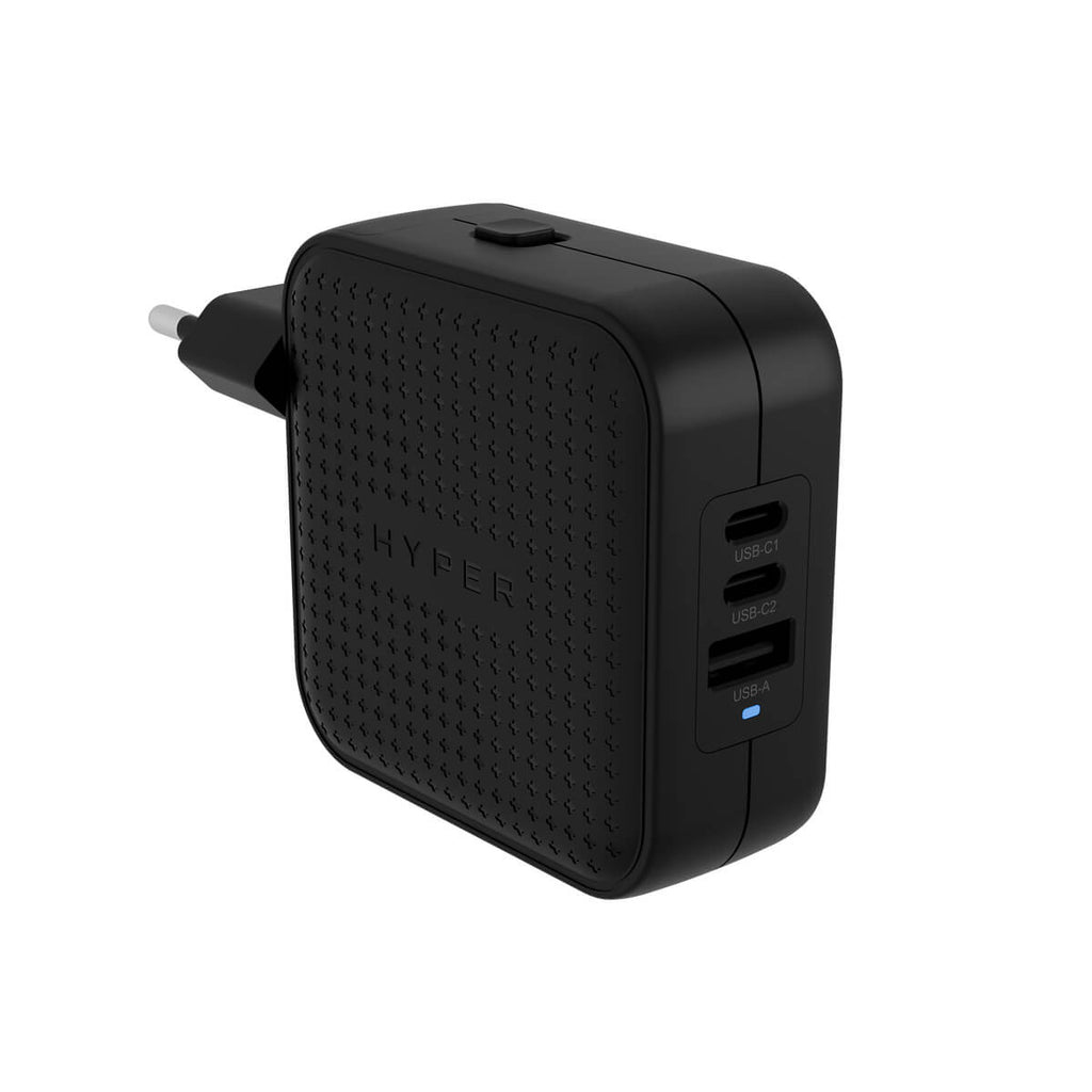 [500842440005] HYPER HJ1003BKWWGL oplader voor mobiele apparatuur Laptop, Smartphone, Tablet Zwart AC Snel opladen Binnen