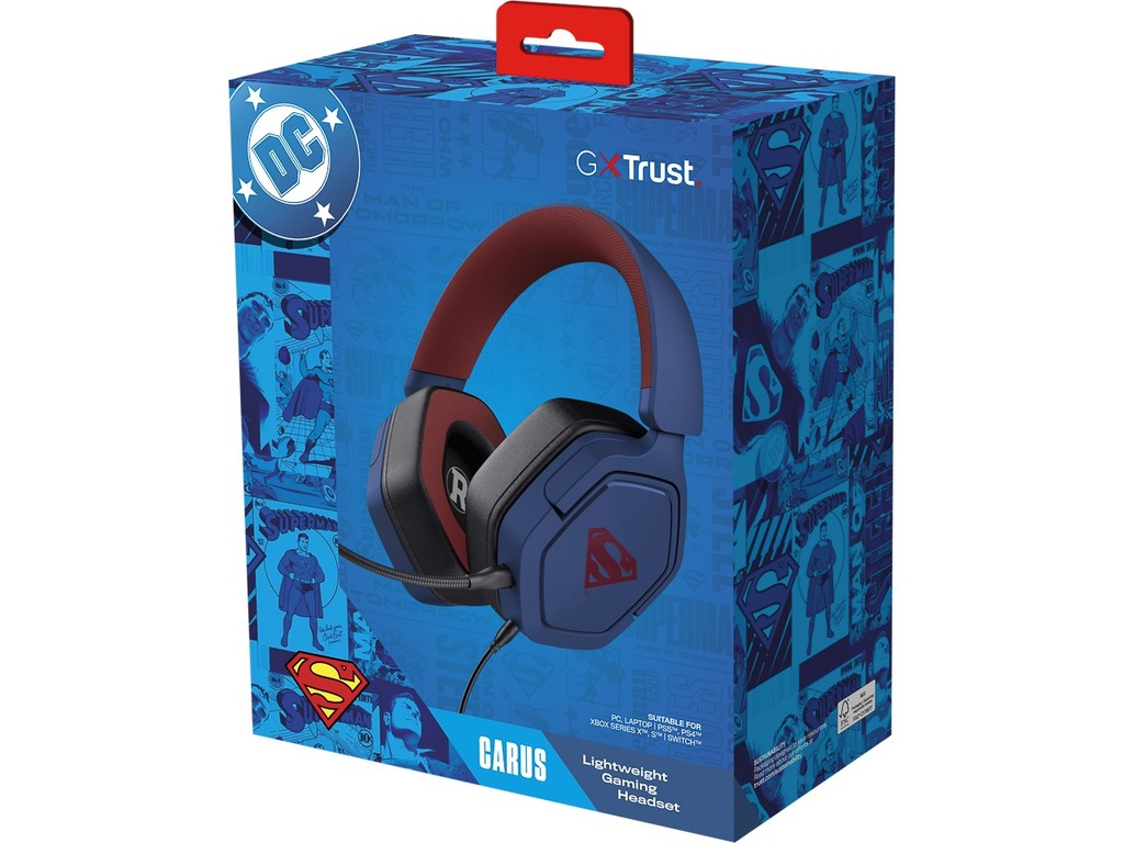 TRUST TRUST GXT492SM CARUS HEADSET SUPERMAN