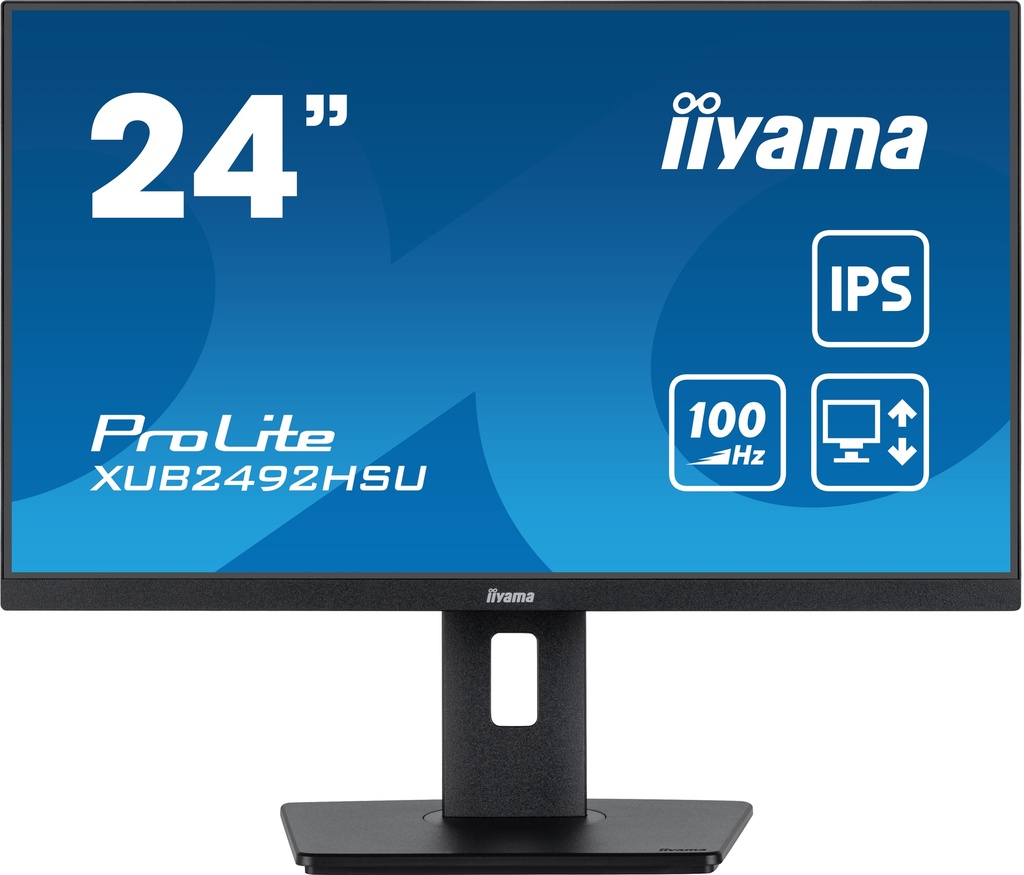 [600714440061] iiyama XUB2492HSU-B6 computer monitor 60,5 cm (23.8") 1920 x 1080 Pixels Full HD LED Zwart