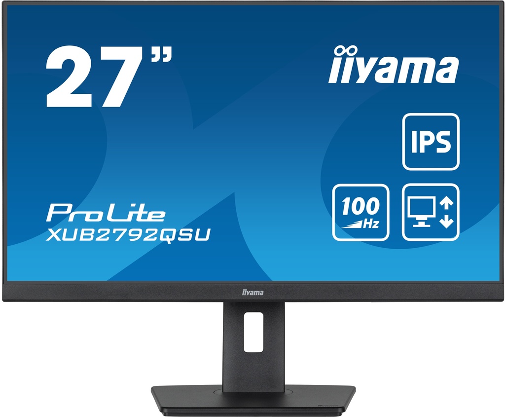 [600714440062] iiyama ProLite XUB2792QSU-B6 computer monitor 68,6 cm (27") 2560 x 1440 Pixels Full HD LED Zwart