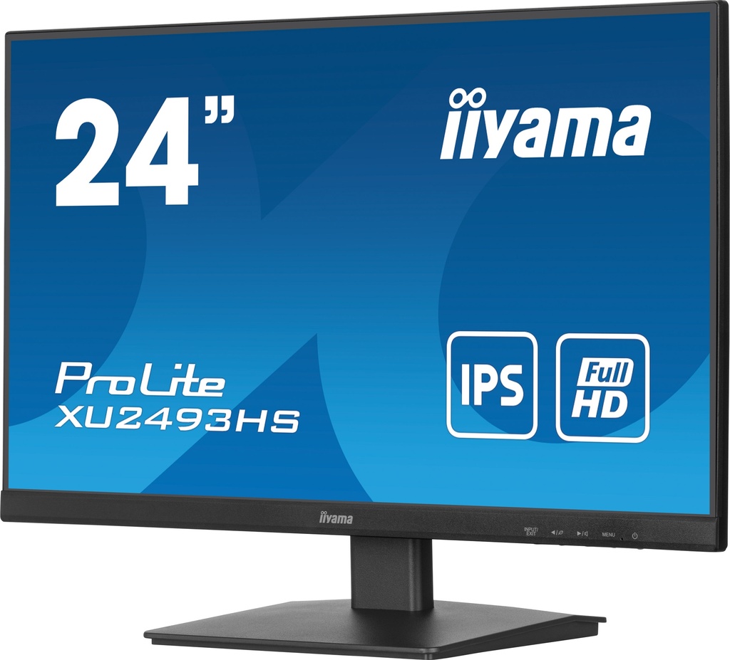 [600714440072] iiyama ProLite XU2493HS-B6 computer monitor 60,5 cm (23.8") 1920 x 1080 Pixels Full HD LED Zwart
