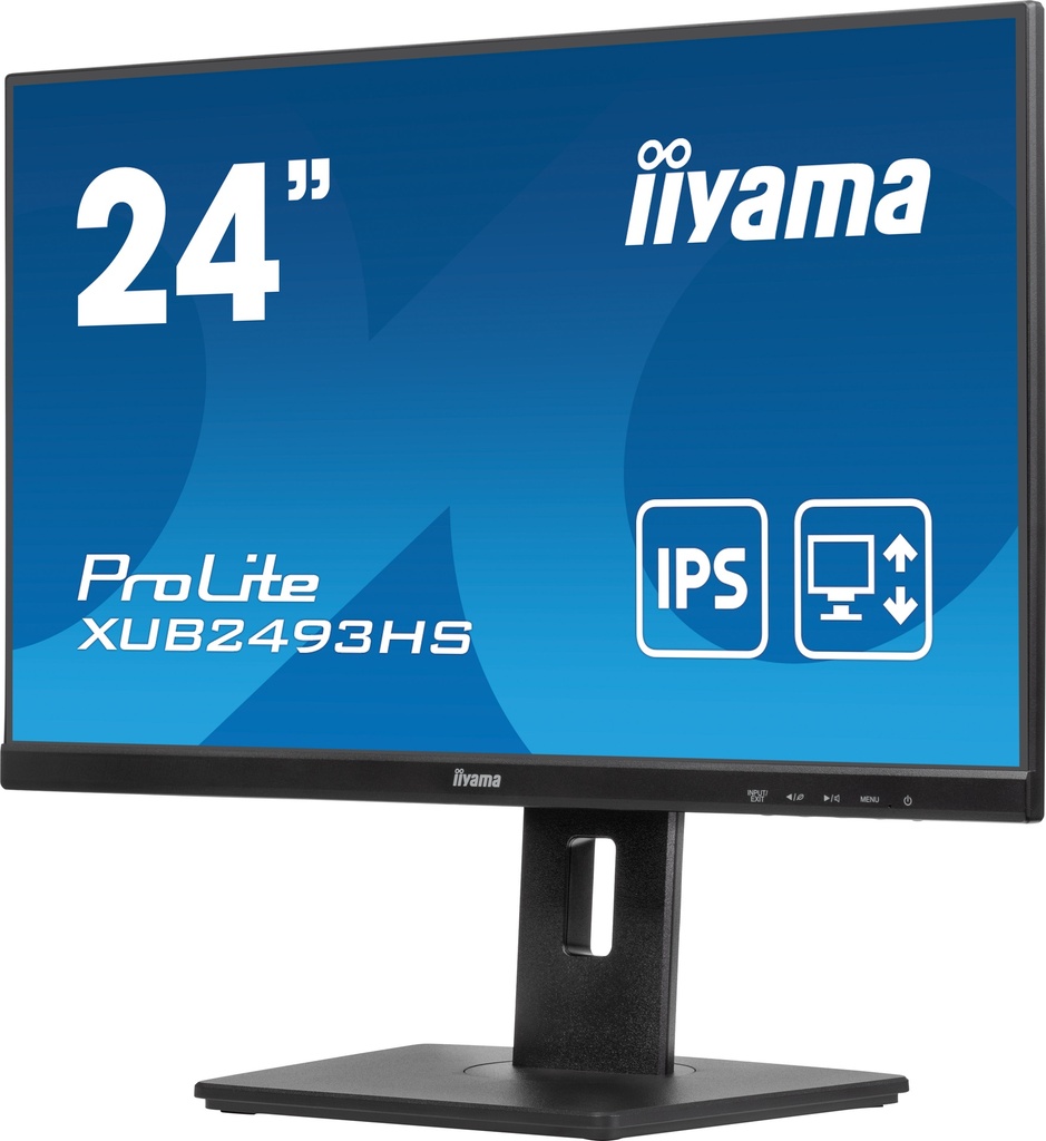 [600714440088] iiyama ProLite XUB2493HS-B6 computer monitor 60,5 cm (23.8") 1920 x 1080 Pixels Full HD LED Zwart