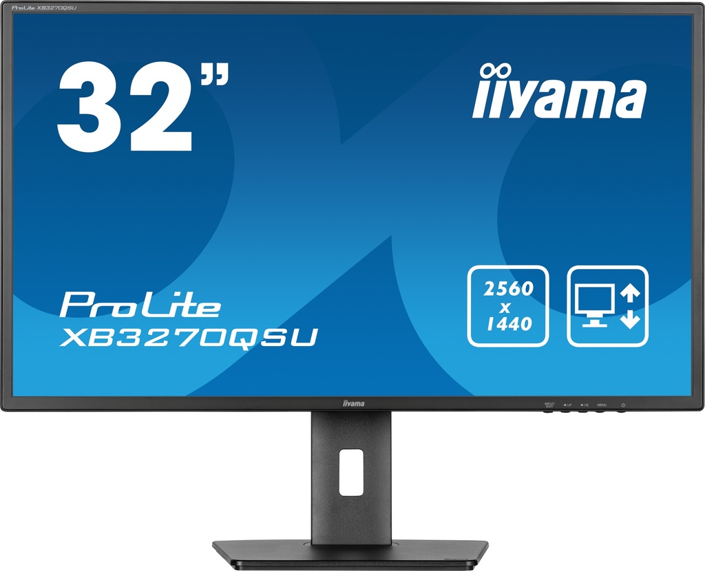 [600714440094] iiyama ProLite XB3270QSU-B1 computer monitor 81,3 cm (32") 2560 x 1440 Pixels Wide Quad HD LED Zwart