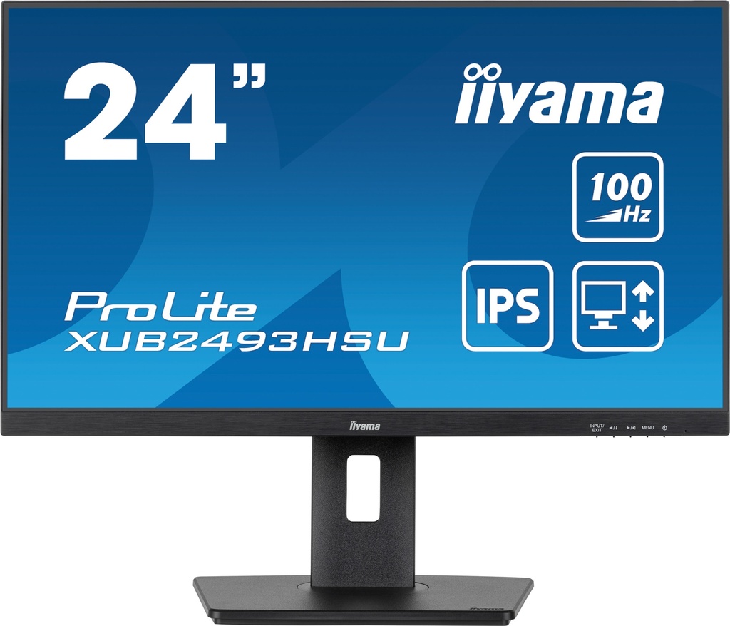 [600714440116] iiyama XUB2493HSU-B7 computer monitor 60,5 cm (23.8") 1920 x 1080 Pixels Full HD LED Zwart