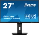iiyama ProLite XUB2793HS-B7 computer monitor 68,6 cm (27") 1920 x 1080 Pixels Full HD LED Zwart
